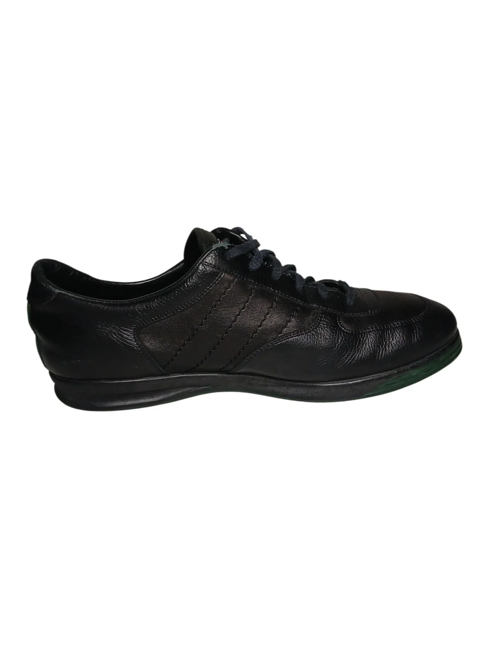 Vintage Gucci Men’s Black Leather Lace-Up Sneakers 9.5 Original Gucci